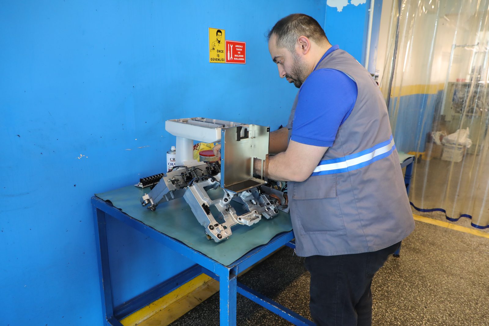 Makine revizyon çalışması